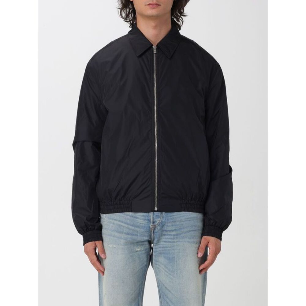 Acne Studios Men Relaxed Fit Recycled Nylon Bomber Jacket Acne Studios With Logo